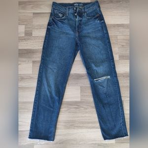 Old Navy sky- hi straight extra high rise jeans